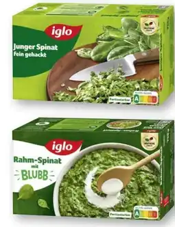 Scheck-in-Center Iglo Rahm-Spinat Angebot