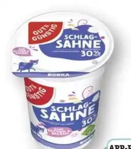 Scheck-in-Center Gut & Günstig Schlagsahne Angebot