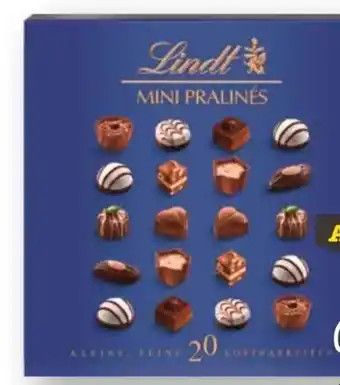 Scheck-in-Center Lindt Mini Pralinés Angebot