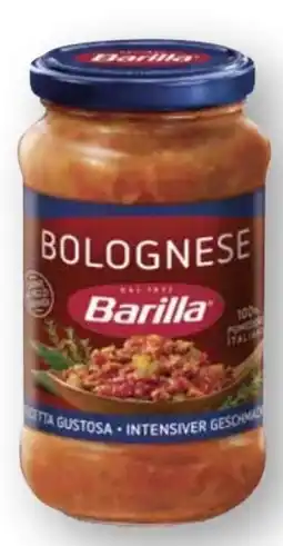 Scheck-in-Center Barilla Pasta-Sauce Angebot
