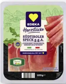 Scheck-in-Center Edeka Herzstücke Südtiroler Speck Angebot