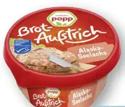 Scheck-in-Center Popp Alaska-Seelachs Brotaufstrich Angebot