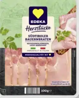 Scheck-in-Center Edeka Herzstücke Südtiroler Bauernbraten Angebot
