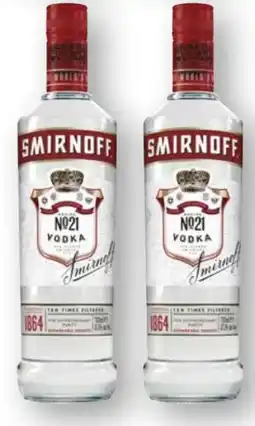 Scheck-in-Center Smirnoff Vodka Angebot