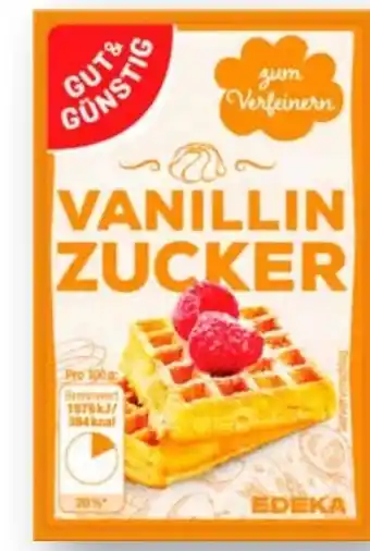 Scheck-in-Center Gut & Günstig Vanillinzucker Angebot