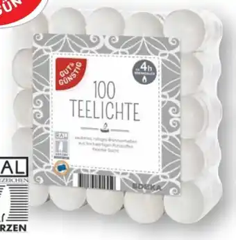 Scheck-in-Center Gut & Günstig Teelichte Angebot