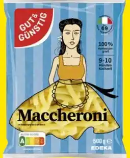 Edeka Gut & Günstig Maccheroni Angebot
