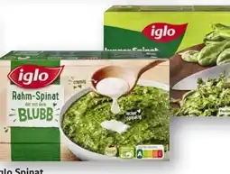 Edeka Iglo Rahm-Spinat mit dem Blubb Angebot