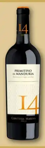REWE Center Weingut Contessa Marina 14 Primitivo di Manduria Angebot