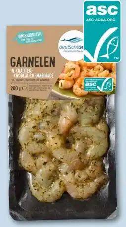 REWE Center Deutsche See Garnelen Knoblauch-Kräuter-Marinade Angebot