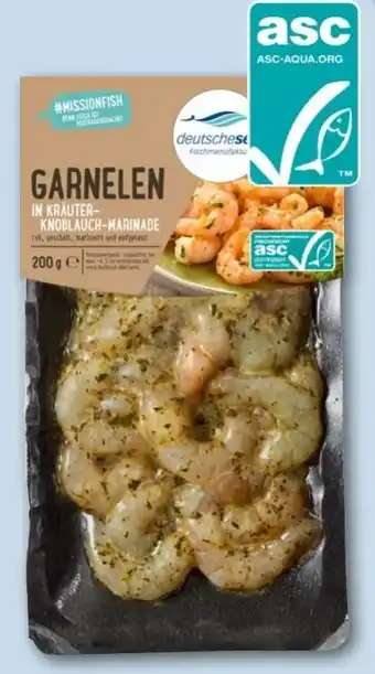 REWE Center Deutsche See Garnelen Knoblauch-Kräuter-Marinade Angebot