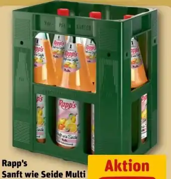 REWE Center Rapp's Kelterei Sanft wie Seide Multivitaminsaft Angebot