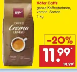 Netto Marken-Discount Käfer Kaffee Caffè Crema Lungo Angebot