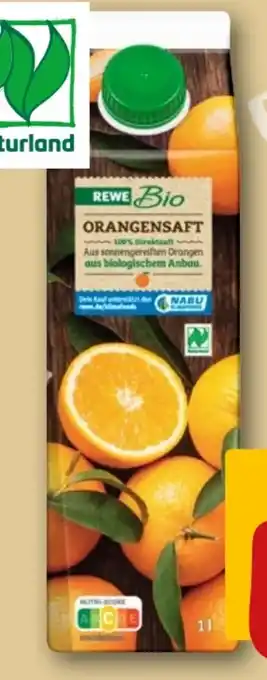 REWE Center Rewe Bio Bio-Orangensaft Angebot