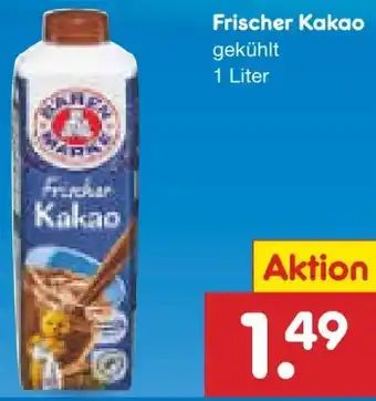 Netto Marken-Discount Bärenmarke Frischer Kakao Angebot