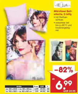 Netto Marken-Discount Mikrofaser Bettwäsche Angebot