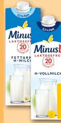REWE Minus L H-Milch Angebot