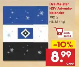 Netto Marken-Discount Dreimaster Chocolate HSV Adventskalender Angebot