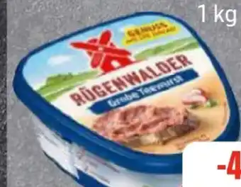 Edeka Frischemarkt Rügenwalder Mühle Pommersche Leberwurst Angebot