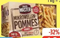 Edeka Snack Master Mikrowellen Pommes Angebot