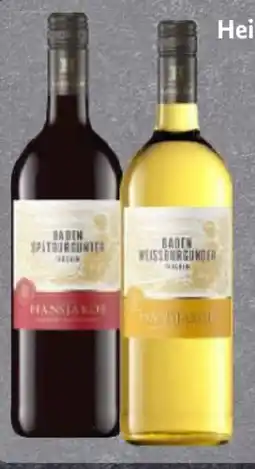 Edeka Heinrich Hansjakob Baden Weissburgunder Angebot