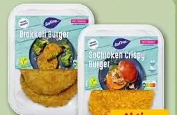 REWE Center SoFine Brokkoli Burger Vegan Angebot