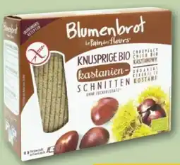 REWE Le Pain des Fleurs Blumenbrot Knusprige Bio Kastanien-Schnitten Angebot