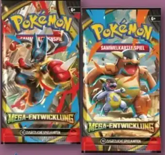 REWE Pokémon Boosterpack ME01 Mega-Entwicklung Booster Angebot