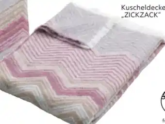 Mömax Kuscheldecke Zickzack Angebot