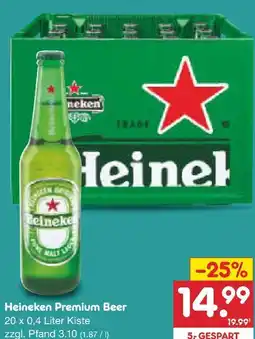 Netto Marken-Discount Heineken Premium Beer Angebot
