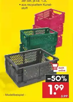 Netto Marken-Discount Dekor Mini Klappboxen Angebot