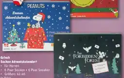 REWE Peanuts Damen Socken-Adventskalender Angebot