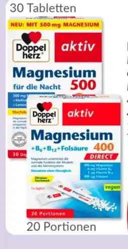 Budni Doppelherz Aktiv Magnesium 500 Angebot