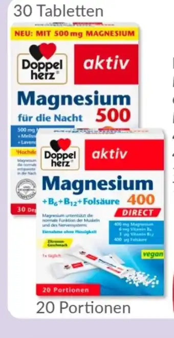 Budni Doppelherz Aktiv Magnesium 500 Angebot