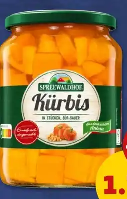 PENNY Spreewaldhof Kürbis süß-sauer Angebot