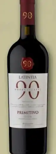 nahkauf Latentia Winery Novantaceppi Primitivo Puglia Angebot