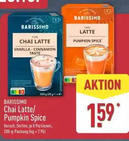 Aldi Nord Barissimo chai latte vanilla - cinnamon taste Angebot