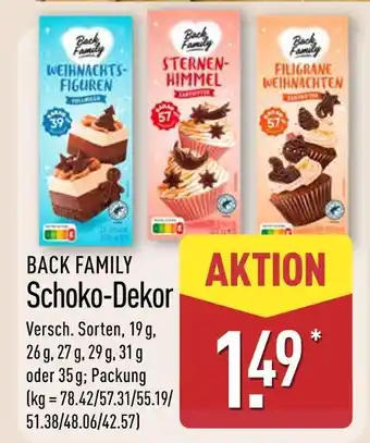 Aldi Nord Back family weihnachts-figuren Angebot