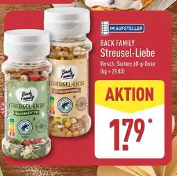 Aldi Nord Back family streusel-liebe weihnachten Angebot