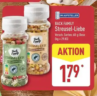 Aldi Nord Back family streusel-liebe weihnachten Angebot