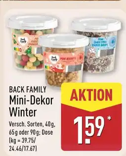 Aldi Nord Back family mini christmas cinnamon Angebot