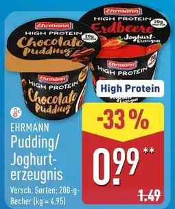 Aldi Nord Ehrmann pudding/joghurt-erzeugnis Angebot