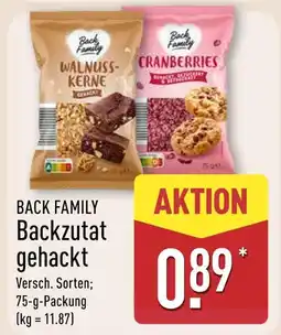 Aldi Nord Back family backzutat gehackt Angebot
