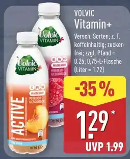 Aldi Nord Volvic vitamin+ active pfirsich geschmack Angebot