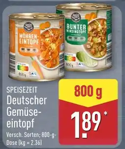 Aldi Nord Speisezeit möhren-eintopf Angebot