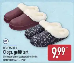 Aldi Nord Up2fashion clogs, gefüttert Angebot