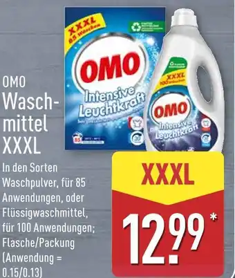 Aldi Nord Omo waschmittel xxxl waschpulver Angebot