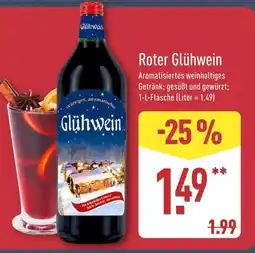 Aldi Nord Glühwein roter glühwein Angebot