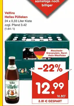 Netto Marken-Discount Veltins helles pülleken Angebot