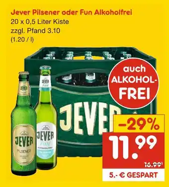 Netto Marken-Discount Jever pilsener Angebot